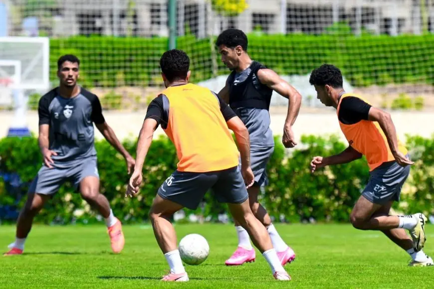 مران الزمالك..تقسيمة وجُمل فنية بين اللاعبين