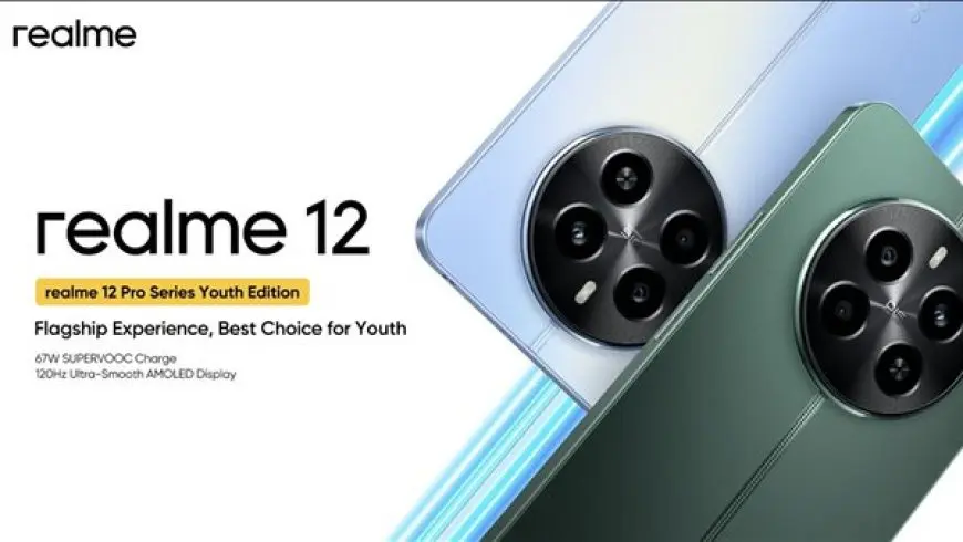 سلسلة realme 12 في المركز الثاني عند المستخدمين