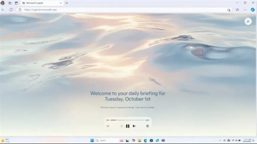 Copilot AI يحصل على صوت والقدرة على رؤية مواقع الويب