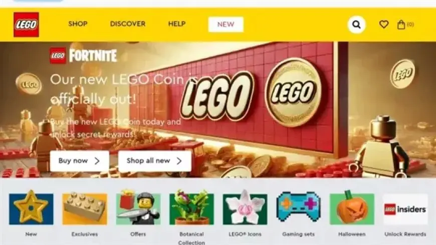 اختراق موقع Lego للترويج لعملية احتيال بالعملات المشفرة