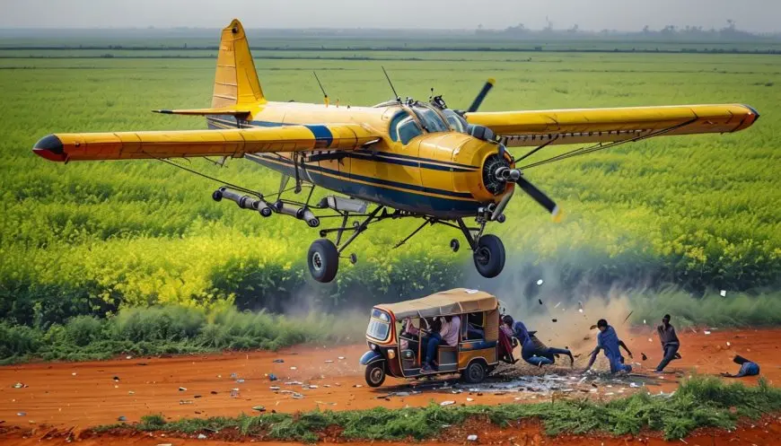 طائرة تصطدم بـ«توك توك» في السودان.. 4 ماتوا و12 إصابة