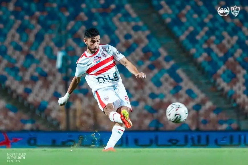 ناصر ماهر يفتتح أهداف الزمالك أمام البنك الأهلي فى الدوري