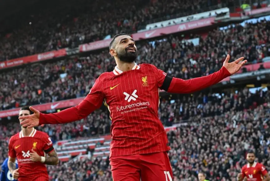 ليفربول يتغنى بأرقام محمد صلاح الاستثنائية