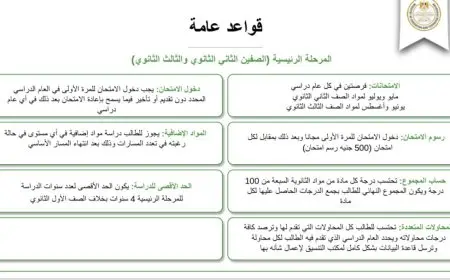 نظام البكالوريا المصرية بديل الثانوية العامة 2025 تعرف على نظام الامتحانات والرسوم وما هي المواد الاساسية