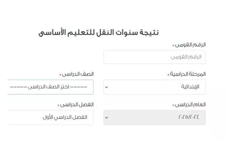 مبروك للناجحين.. نتيجة ابتدائي الترم الأول 2025 بالرقم القومي لجميع الصفوف