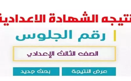 نتيجة الصف الثالث الاعدادي بالجيزة 2025 برقم الجلوس والاسم عبر موقع وزارة التربية والتعليم