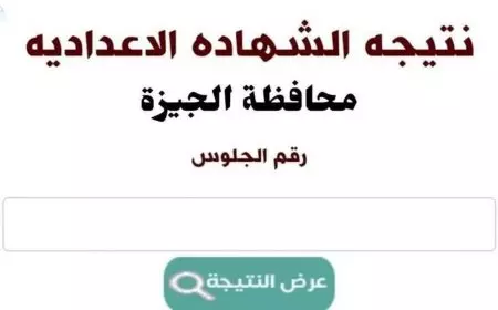 الجيزة اللذيذه.. نتيجة الشهادة الاعدادية 2025 برقم الجلوس الترم الاول محافظة الجيزة بعد اعتماد المحافظ