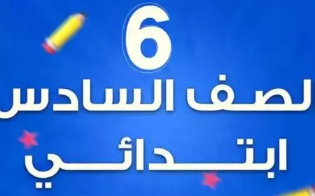 الرابط الرسمي لوزارة التربية والتعليم نتيجة الصف السادس الابتدائي 2025 برقم الجلوس
