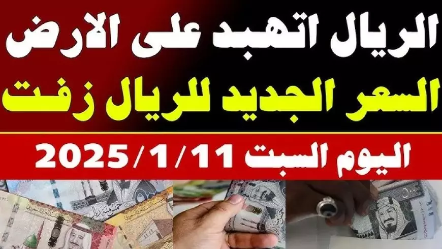 سعر الريال السعودي اليوم مقابل الجنيه المصري السبت 11 يناير 2025 في البنوك المحلية