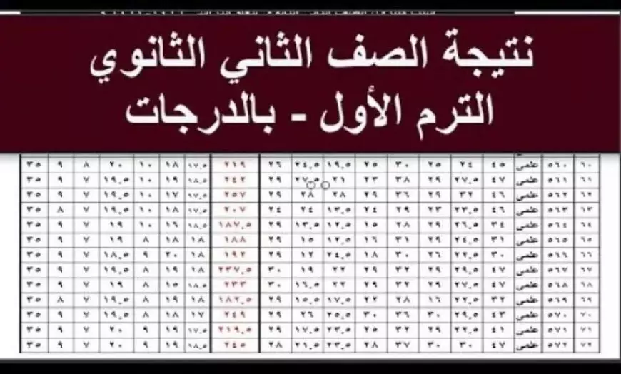 (جميع المحافظات) .. نتيجة الصف الأول والثاني الثانوي 2025ورابط الاستعلام عبر eduserv.cairo.gov.eg