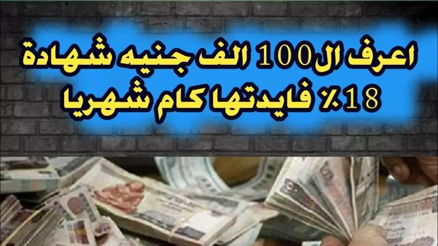 “هتكسب فلوس متتخيلهاش” كم فوائد 100 ألف جنيه في البنك في الشهر| 100 الف جنية بالبنك الأهلي المصري فائدتهم كام شهريا ؟