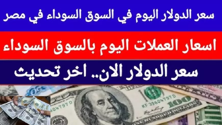 انخفاض أسعار العملات اليوم في السوق السوداء مقابل الجنية المصري