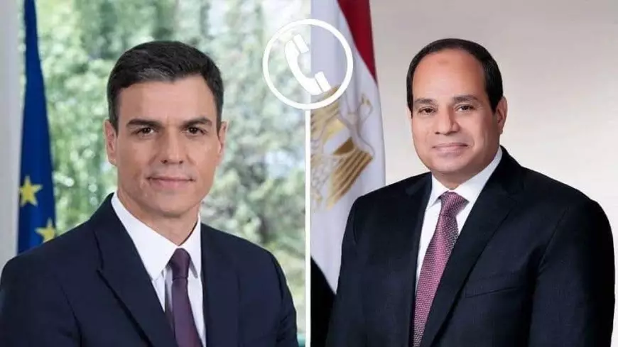 الرئيس السيسي يؤكد لرئيس الوزراء الإسباني على الثوابت المصرية بشأن ضرورة إقامة الدولة الفلسطينية