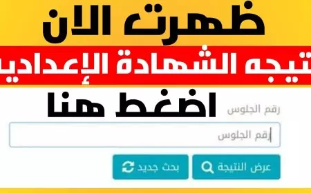 اعرف نتيجتك الأن.. نتيجة الشهادة الإعدادية محافظة دمياط pdf الآن بنسبة نجاح 84.28%