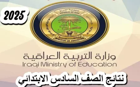 نتائج السادس الابتدائي 2025 الدور الأول في العراق عبر موقع نتائجنا إلكترونيًا