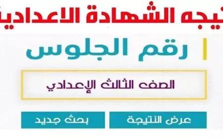 بالاسم شوف اسمك.. نتيجة الشهادة الإعدادية في محافظة المنوفية برقم الجلوس 2025 اعتماد المحافظ بنسبة نجاح 82%