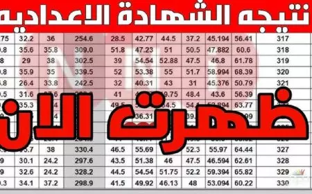 رسمياً.. نتيجة الشهادة الإعدادية في محافظة البحيرة 2025 بالاسم عبر موقع مديرية التربية والتعليم بالبحيرة