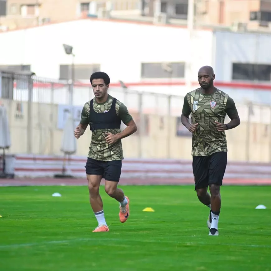 عمر جابر يشارك في مران الزمالك قبل مواجهة الإسماعيلي