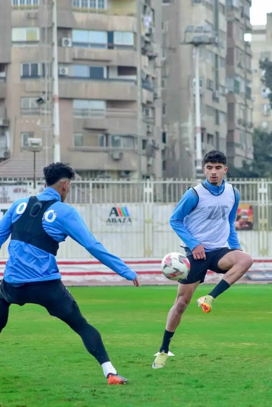 فقرة فنية مطولة للاعبي الزمالك خلال مران اليوم استعداد لمواجهة «زد»