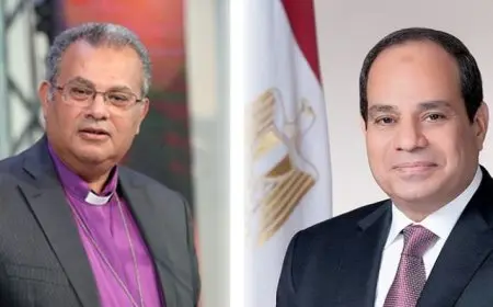 رئيس الطائفة الإنجيلية يهنئ الرئيس السيسي والشعب المصري بعيد الفطر المبارك