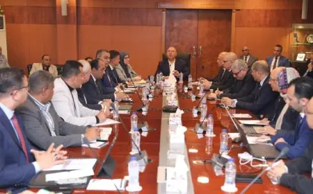 وزير الصناعة والنقل يتابع أعمال الترفيق بتوسعات المناطق الصناعية في 5 مدن