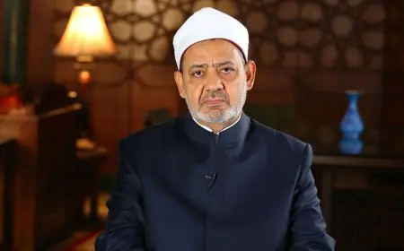 شيخ الأزهر يهنئ الرئيس السيسي والشعوب العربية والإسلامية بعيد الفطر