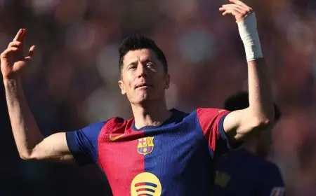 ليفاندوفسكي يحطّم رقماً قياسياً لبوشكاش أسطورة ريال مدريد