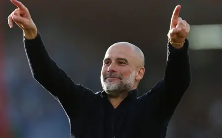 غوارديولا: موسم سيتي ضعيف لكننا فعلنا ما لم يفعله غيرنا