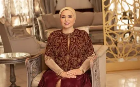 السيدة انتصار السيسي تهنئ المصريين بمناسبة عيد الفطر