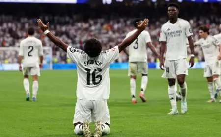 أنشيلوتي يطالب إندريك بالتعلم من فينيسيوس