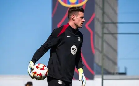 عودة تير شتيغن تثير مشكلة لبرشلونة في دوري أبطال أوروبا