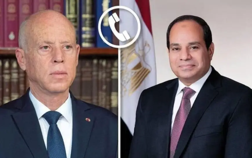 الرئيس السيسي يتلقى اتصالا هاتفيا من نظيره التونسي للتهنئة بعيد الفطر