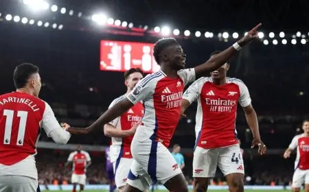 ساكا يُزين عودته بهدف ويقود أرسنال للفوز على فولهام