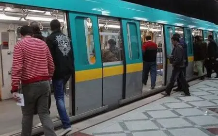 النقل: عودة العمل بمواعيد التشغيل اليومية المعتادة في خطوط المترو بدءا من غد الخميس