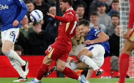 تاركوفسكي لاعب إيفرتون يُعادل رقماً غريباً بالدوري الإنجليزي