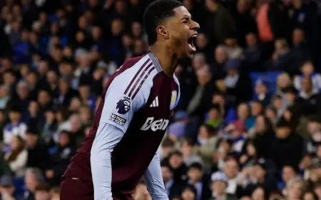 راشفورد يقود أستون فيلا لفوز مريح على برايتون