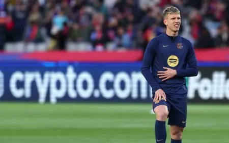 برشلونة يكسب معركة إعادة تسجيل داني أولمو وباو فيكتور