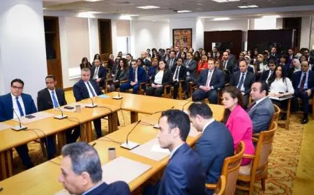 وزير الخارجية يجتمع بأعضاء السلك الدبلوماسى والقنصلى من الدرجات الحديثة والمتوسطة