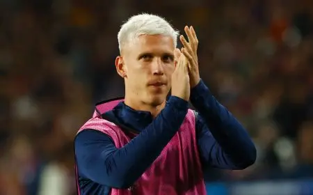 الليغا تعتزم الطعن بقرار إعادة تسجيل أولمو وفيكتور مع برشلونة