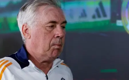 أنشيلوتي يكشف وضع حراس مرمى ريال مدريد ويرفض الرحيل