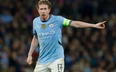 كيفن دي بروين. أرقام تاريخية مع مانشستر سيتي