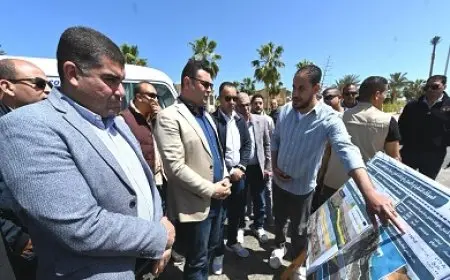 وزير الإسكان يتفقد مشروعات رفع كفاءة الكباري وتطوير مداخل وبوابات مارينا العلمين