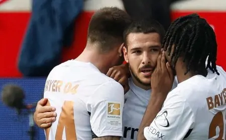 ليفركوزن يواصل مطاردة بايرن ميونيخ بعد فوز شاق على هايدنهايم