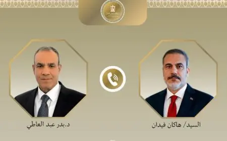 ملفات غزة والسودان والبحر الأحمر ضمن مباحثات هاتفية بين وزير الخارجية ونظيره التركي