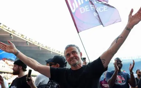 لويس إنريكي بعد تتويج سان جيرمان بالدوري: “دعونا نطير”