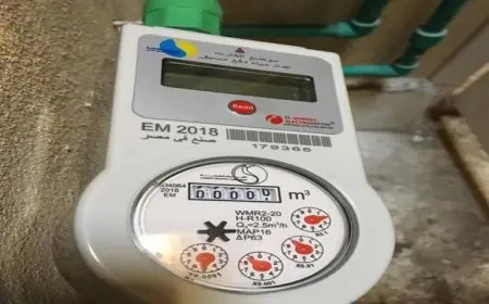 القابضة للمياه تنتهي من تركيب 1.6 مليون عداد مسبق الدفع