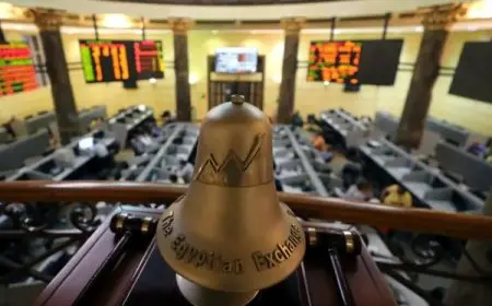 البورصة تقلص خسائرها.. وتتراجع بنسبة 2.6% فى منتصف تعاملات اليوم