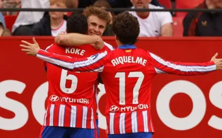 أتلتيكو يُسقط إشبيلية ويقلّص الفارق مع برشلونة وريال مدريد