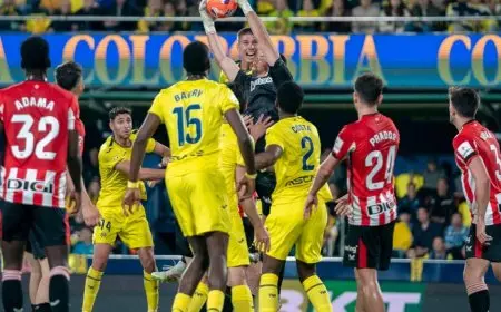 بلباو يُجبر فياريال على التعادل ويحافظ على مقعد دوري الأبطال