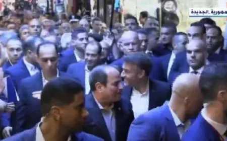 السيسي وماكرون في عشاء بخان الخليلي داخل مطعم شهير.. ما هو؟